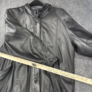 Vintage Pelle New York Milano Leather Jacket Women’s M Black Genuine Leather 90s thumbnail 6