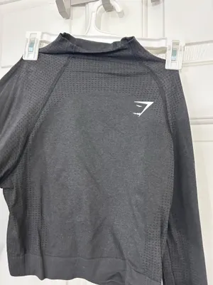 Gymshark Vital Crop Top mock neck thumbnail 2
