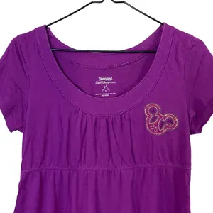 Disneyland Resort Micky Mouse Yoga Embroidered Peace Top Size Small thumbnail 2