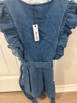 Denim Romper Blue thumbnail 2