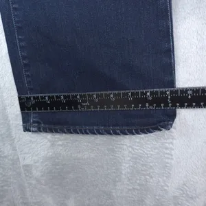 Paige Laurel Canyon Jeans Women 27 Low Rise Bootcut Dark Wash Whiskering Y2K thumbnail 12