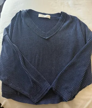 Lounge Wear Long Sleeve Blue Size M thumbnail 1