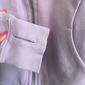 Lululemon Scuba Full Zip Hoodie Women 10 Purple Lavender Athleisure Thumbholes thumbnail 6