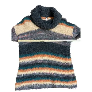 Anthropologie‎ Moth Murray Striped Cowl Neck Sweater sz S thumbnail 9