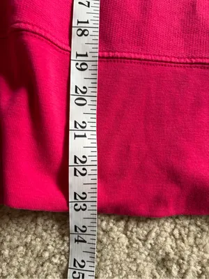 Cotton citizen revolve pink quarter zip long sleeve preppy sweatshirt sz medium thumbnail 14