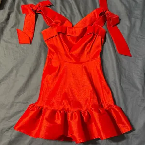 Red Lucy in the Sky Mini Dress thumbnail 1
