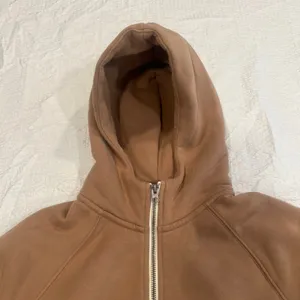 Vuori Women's Restore Half Zip Hoodie dark beige/tan color size M women thumbnail 5