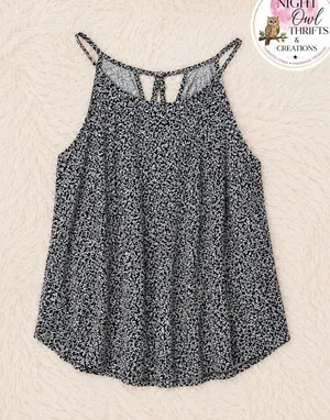 Old Navy Floral Babydoll Tank Top - Women’s XL ~‎ Loose Fit Layering Cami ~ Cottagecore thumbnail 1
