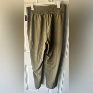 NEW Spanx Out of Office Trousers in Tuscan Olive size large TALL women jogggers thumbnail 5