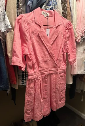 These Three Boutique Day+Moon Denim Romper thumbnail 3