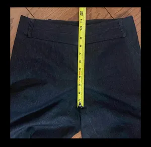 Black wide leg dress jeans. Size medium thumbnail 5