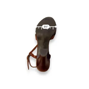 Banana Republic Vachetta Strappy Leather Slingback Heels Sandals‎ Sz 7 Estimated thumbnail 12