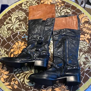 SAM EDELMAN PARK LEATHER BOOT Sz:6.5 thumbnail 1