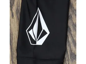 NWT Volcom Womens Long Sleeve Rashguard Top O0312301 Jet Black L thumbnail 8