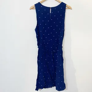 Old Navy onox Jan navy dot tank mini belted women’s summer keyhole back dress thumbnail 8