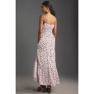 NEW Anthropologie Hutch‎ Sleeveless Square-Neck A-Line Maxi Dress Sz L in purple thumbnail 3