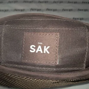 The Sak Brown Woven Tote Shoulder Bag with Leather Trim thumbnail 5