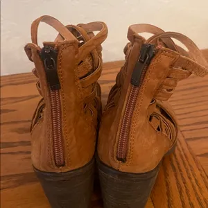 Free People Carrera heel Ankle booties Strappy size 6 thumbnail 5