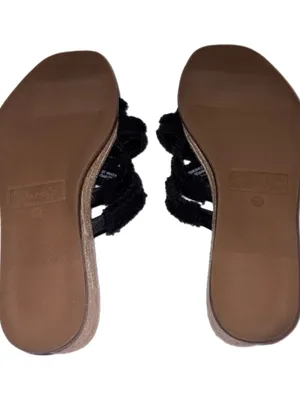 Splendid Danna Espadrille Wedge Sandal Black NEW Size 7.5 thumbnail 8