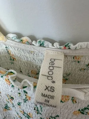 Bebop Women's Yellow Floral Gingham Tiered Smocked Maxi Dress Size XS thumbnail 2