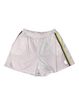 NWT Free People Movement When In Venice Mesh Shorts Small White Combo thumbnail 4