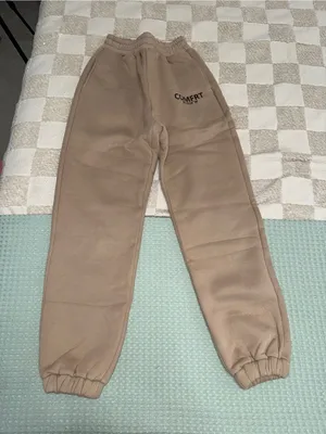 New COMFRT Cozy Fleece Sweatpants - Taupe/ Sand XS thumbnail 1