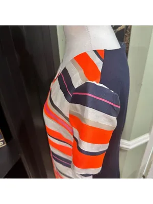 Vilagallo Striped Shift Dress Size 40 (Approx. US 8)Made in Portugal thumbnail 7