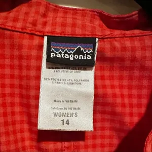 Patagonia Long Sleeve Gingham Check Henley Cotton Button Down Top 14 thumbnail 6