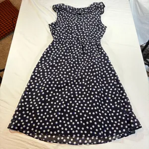 The Limited womens sleeveless ruffle collar dress. Size 0. workwear, church thumbnail 4