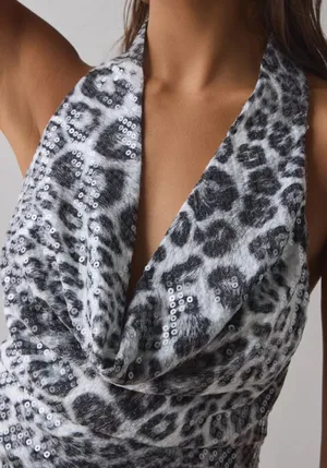 Leopard Print Dress Urban Outfitters thumbnail 2