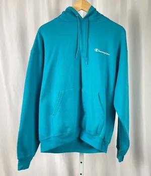 Champion Vintage Large Pastel Bright Hoodie Sweatshirt Casual Streetwear Solid thumbnail 1