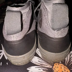 Converse Women's High-Top Canvas Sneakers in Light Gray thumbnail 3
