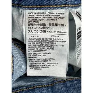 Levi's 721 Women's‎ 27 High Rise Skinny Ankle Jeans Button Fly Slit Ankle thumbnail 8