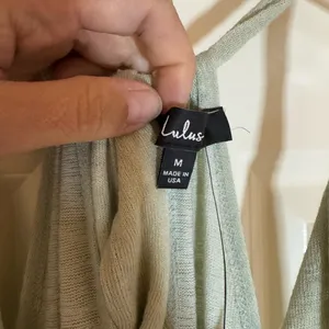 NWT‎ LuLus Sunny Day Perfection Sage Green Tie-Back Maxi Dress, M! thumbnail 6