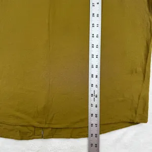 Madewell Womens Central Shirt Short Sleeve V-Neck Button Back Olive‎ Green Small thumbnail 4