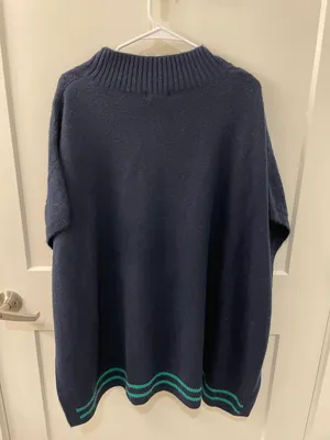 Free People Sweater Knit Poncho thumbnail 5