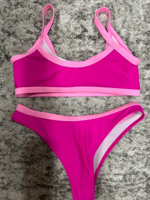 SheIn Pink Bikini Set thumbnail 5