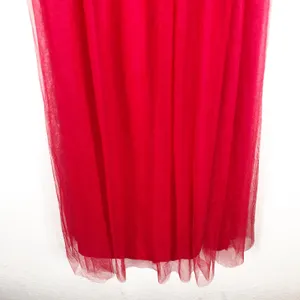 NWT Lulus Queen Behavior Maxi Dress Size Medium Red Tulle Strapless Gown Vday thumbnail 10