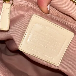 Coach Beige Signature Monogram Coated Canvas Crossbody/ Shoulder Bag thumbnail 10