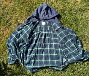 American Eagle Hooded Flannel thumbnail 4
