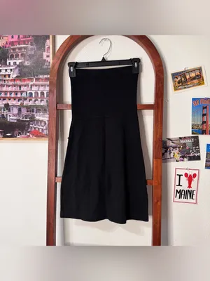 Djerf Avenue Tube Top Dress Black thumbnail 4