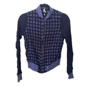 ANTHROPOLOGIE Amadi Eyelet Zippered Light Bomber‎ Jacket Sz Small thumbnail 2