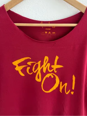 USC Trojans Football Off The Shoulder Tee thumbnail 2