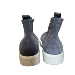 Ecco Soft 9 II Chelsea Boot Grey‎ Suede Ankle Minimalist Scandi Neutral Size 9 thumbnail 4