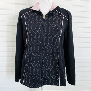 lightweight zip up jacket‎ Size LP Black thumbnail 3