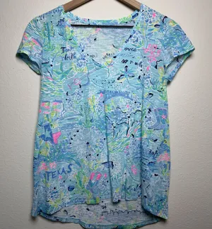 Lilly Pulitzer Women Etta Oh What A Lovely Place Texas Dallas‎ Houston Austin thumbnail 1