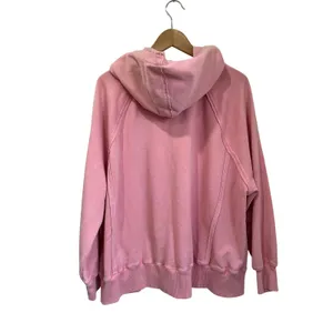 American Eagle Oversized Pink Distressed Sweater‎ Cotton Blend Casual Size Small thumbnail 2