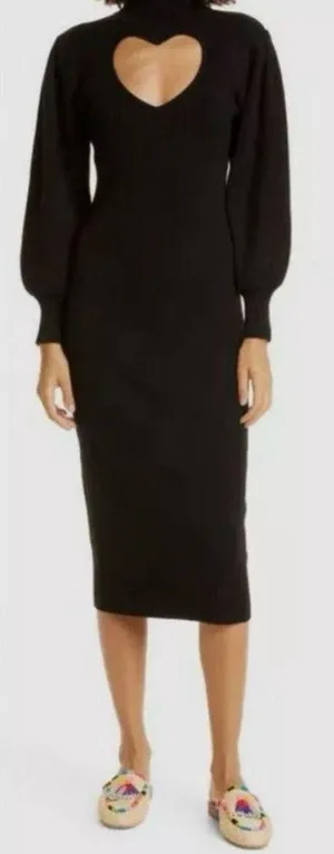 Farm Rio Black Heart Dress thumbnail 1
