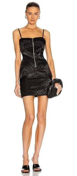 Retrofête Diana Black Bodycon Mini Cocktail Dress Women’s Size Medium thumbnail 1
