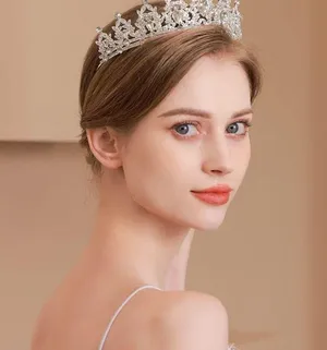 Kamirola Royal Crystal Tiara for Queens and Princesses, Bridal Crown thumbnail 3